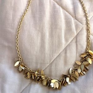 Chunky JCrew statement necklace gold